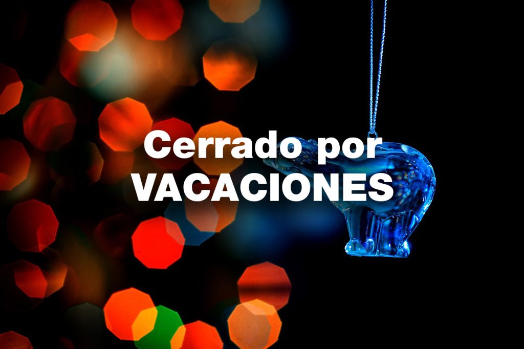 imagen de cartel de cerrado por vacaciones