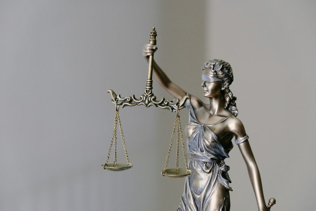 Imagen de la diosa de la justicia